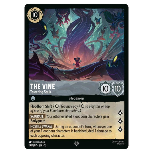 Lorcana - Attack of the Vine - The Vine - Towering Stalk (Super Rare) - 197/207