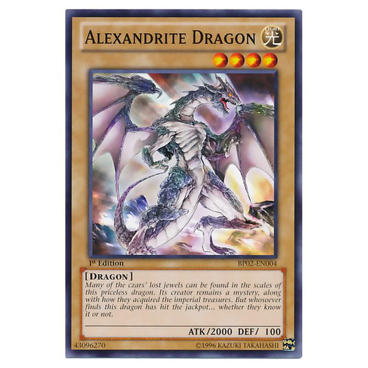 Yu-Gi-Oh! - Battle Pack 2 - War of the Giants - Alexandrite Dragon (Common) BP02-EN004