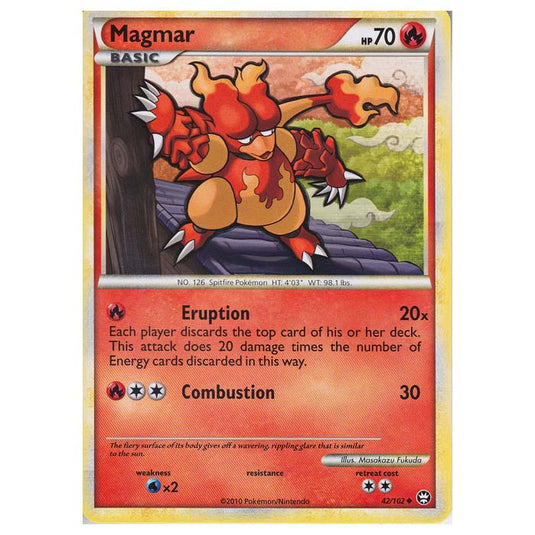 Pokemon - HGSS - Triumphant - Magmar 42/102