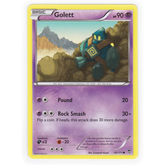 Pokemon - XY Furious Fists - Golett - 42/111