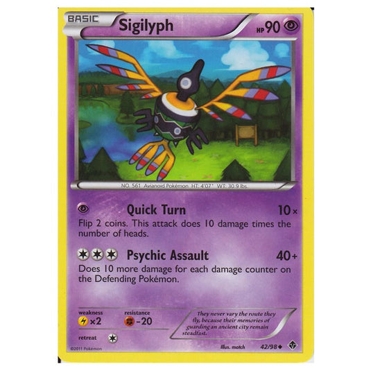 Pokemon - Black & White - Emerging Powers - Sigilyph 42/98