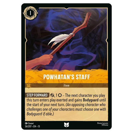 Lorcana - Attack of the Vine - Powhatan's Staff (Uncommon) - 36/207