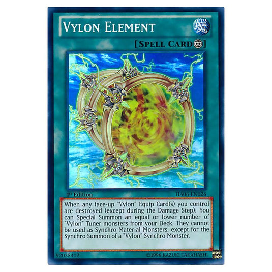 Yu-Gi-Oh! - Hidden Arsenal 6 - Omega Xyz - Vylon Element (Super Rare) HA06-EN026
