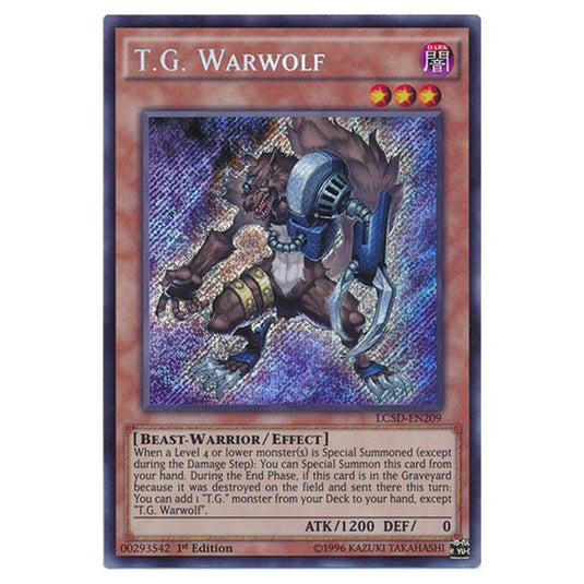 Yu-Gi-Oh! - Legendary Collection 5D's Mega Pack - T.G. Warwolf (Secret Rare) LC5D-EN209