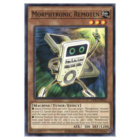 Yu-Gi-Oh! - OTS Tournament Pack 22 - Morphtronic Remoten (Common) OP22-EN014