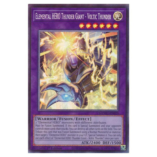 Yu-Gi-Oh! - Maze of Muertos - Elemental HERO Thunder Giant - Voltic Thunder (Collector's Rare) - MZMU-EN029cr