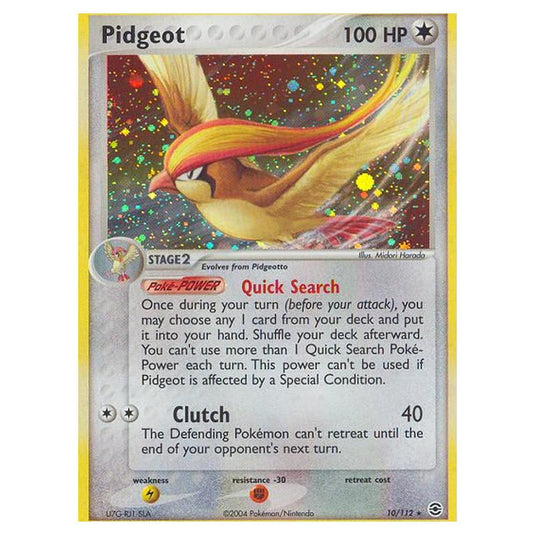 Pokemon - EX Series - FireRed & LeafGreen - Pidgeot - 10/112