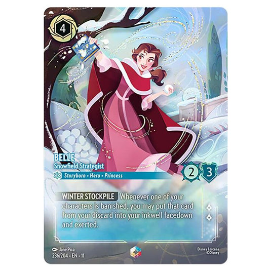 Lorcana - Winterspell - Belle - Snowfield Strategist (Enchanted) - 236/204