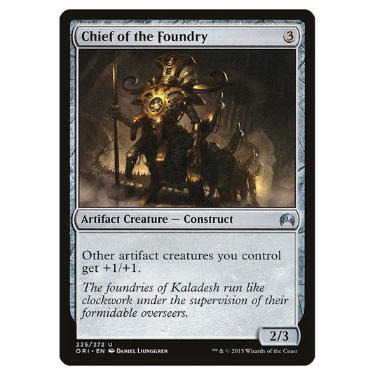 Magic The Gathering - Magic Origins - Chief Of The Foundry - 225/272 (Foil)