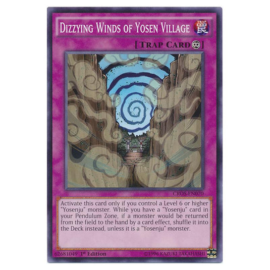 Yu-Gi-Oh! - Crossed Souls - Dizzying Winds of Yosen Village (Common) CROS-EN070