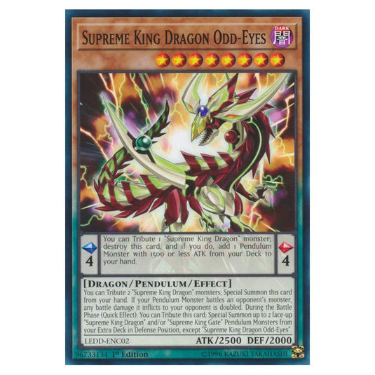 Yu-Gi-Oh! - Legendary Dragon Decks - Supreme King Dragon Odd-Eyes (Common) LEDD-ENC02