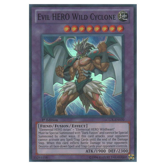 Yu-Gi-Oh! - Legendary Collection 2 - The Duel Academy Years Mega Pack - Evil HERO Wild Cyclone (Super Rare) LCGX-EN070