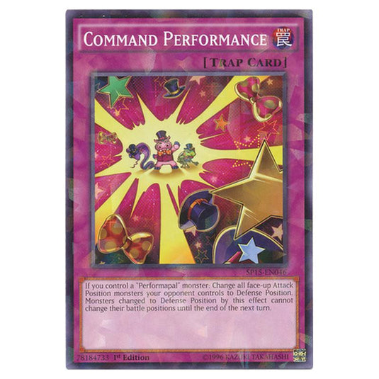 Yu-Gi-Oh! - Star Pack ARC-V - Command Performance (Shatterfoil Rare) SP15-EN046