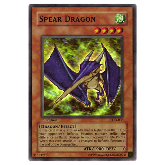 Yu-Gi-Oh! - Legacy of Darkness - Spear Dragon (Super Rare) LOD-035