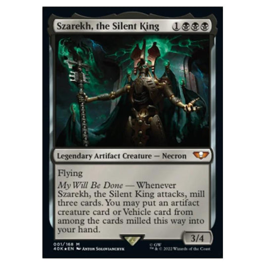 Magic The Gathering - Universes Beyond - Warhammer 40k - Szarekh, the Silent King - 001/168