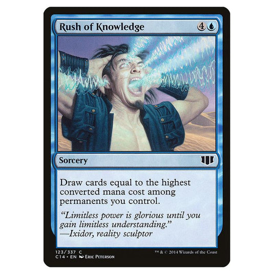Magic The Gathering - Commander 2014 - Rush Of Knowledge - 123