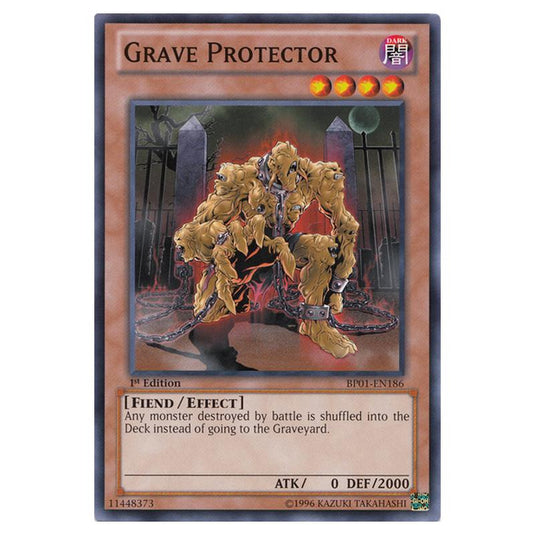 Yu-Gi-Oh! - Battle Pack - Epic Dawn - Grave Protector (Common) BP01-EN186