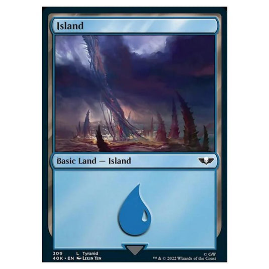 Magic The Gathering - Universes Beyond - Warhammer 40k - Island - 309/168