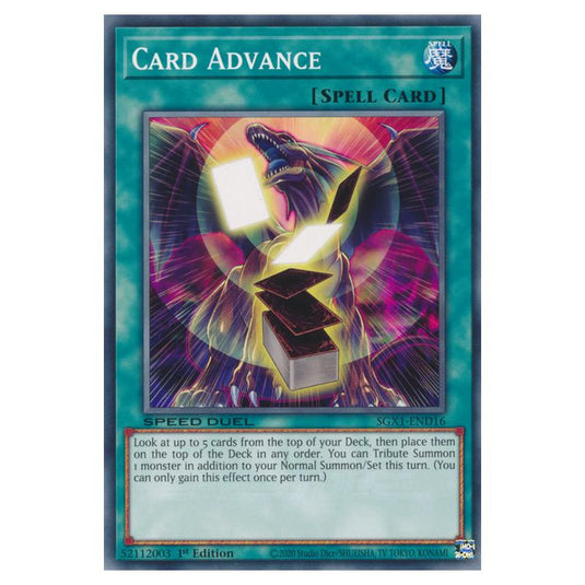 Yu-Gi-Oh! - Speed Duel GX - Duel Academy Box - Card Advance (Common) SGX1-END16
