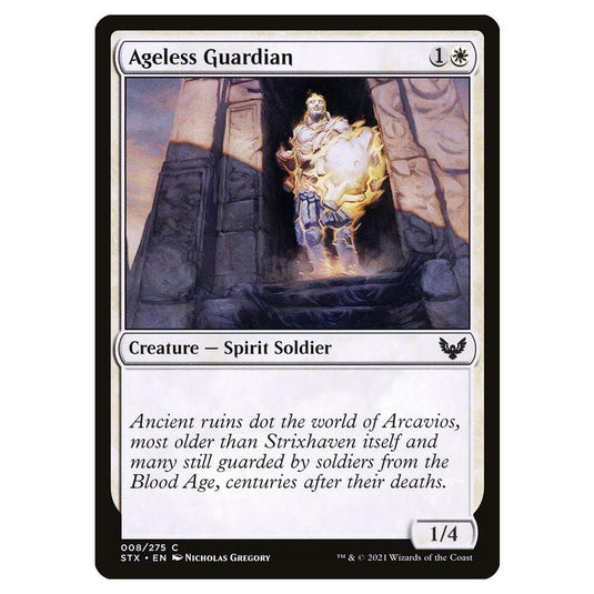 Magic The Gathering - Strixhaven: School Of Mages - Ageless Guardian - 8/275