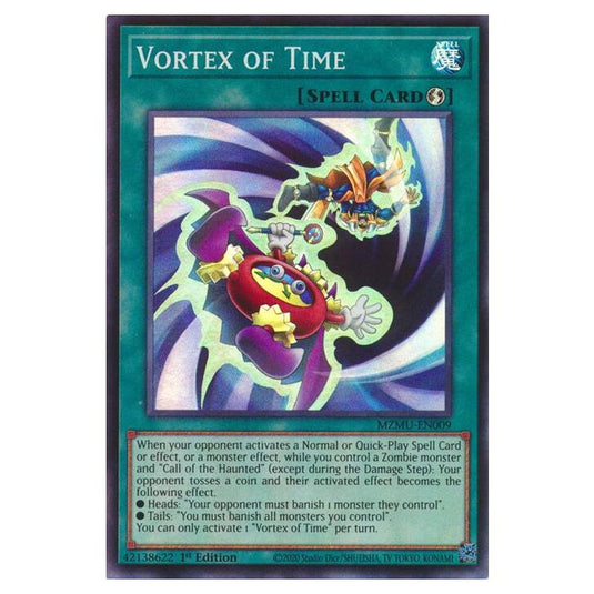 Yu-Gi-Oh! - Maze of Muertos - Vortex of Time (Super Rare) - MZMU-EN009