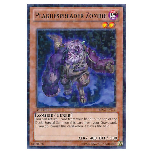 Yu-Gi-Oh! - Battle Pack 2 - War of the Giants - Plaguespreader Zombie (Mosaic Rare) BP02-EN071