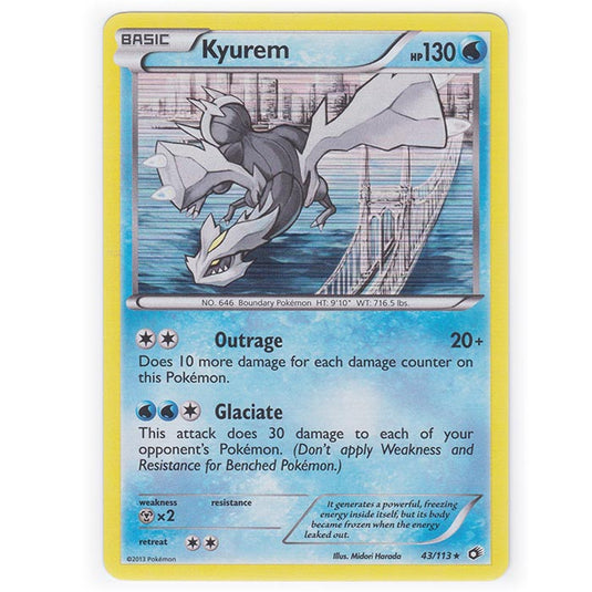 Pokemon - Black & White - Legendary Treasures - Kyurem - 43/113