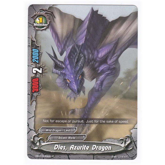 Future Card Buddyfight - Immortal Entities - Dies, Azurite Dragon - 43/48