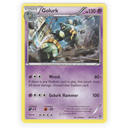 Pokemon - XY Furious Fists - Golurk - 43/111