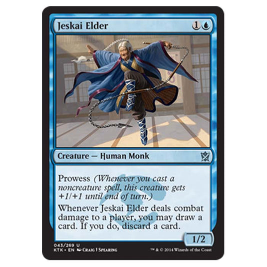 Magic the Gathering - Khans Of Tarkir - Jeskai Elder - 43/269