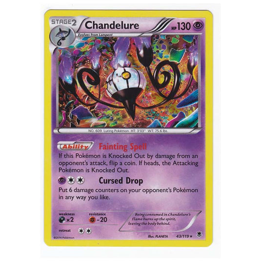 Pokemon - XY Phantom Forces - Chandelure - 43/119