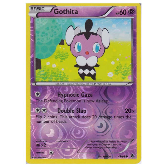 Pokemon - Black & White - Emerging Powers - (Reverse Holo) - Gothita 43/98