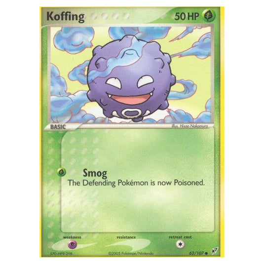 Pokemon - EX Deoxys - Koffing - 062/107