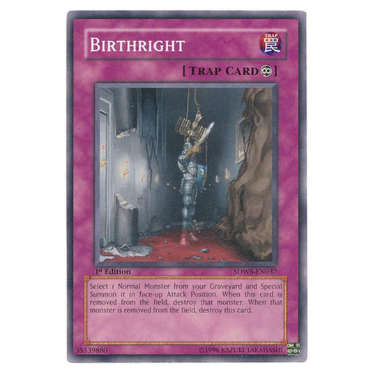 Yu-Gi-Oh! - Warriors' Strike Structure Deck - Birthright (Common) SDWS-EN037
