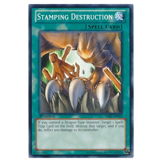 Yu-Gi-Oh! - Saga of Blue-Eyes White Dragon Structure Deck - Stamping Destruction (Common) SDBE-EN022