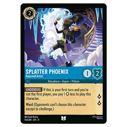 Lorcana - Winterspell - Splatter Phoenix - Rejected Artist (Uncommon) - 153/204