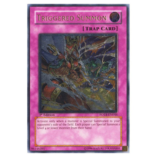 Yu-Gi-Oh! - Force of the Breaker - Triggered Summon (Ultimate Rare) FOTB-EN046