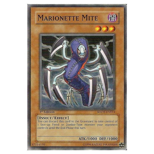 Yu-Gi-Oh! - Zombie World Structure Deck - Marionette Mite (Common) SDZW-EN014