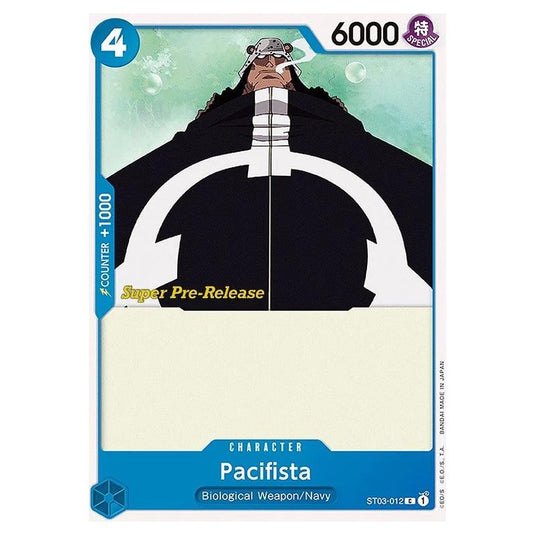 One Piece - ST-03: Starter Deck - The Seven Warlords of the Sea - Super Pre-Release - Pacifista - ST03-012p