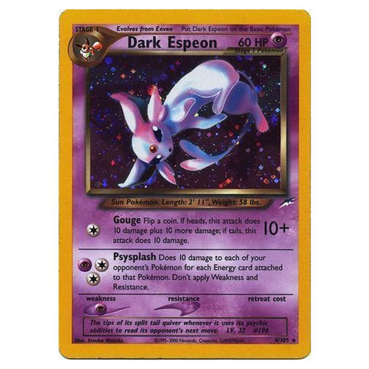Pokemon - Neo Destiny - Dark Espeon - 004/105