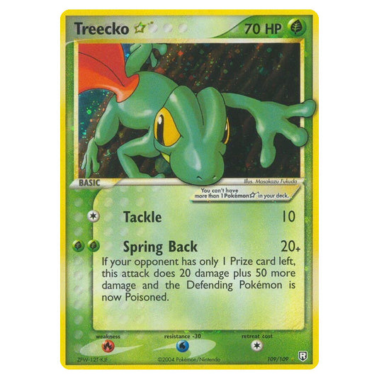 Pokemon - EX Team Rocket Returns - Treecko ☆ Gold Star - 109/109