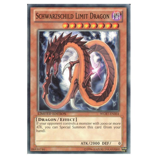 Yu-Gi-Oh! - War of the Giants Reinforcements - Schwarzschild Limit Dragon (Common) WGRT-EN064
