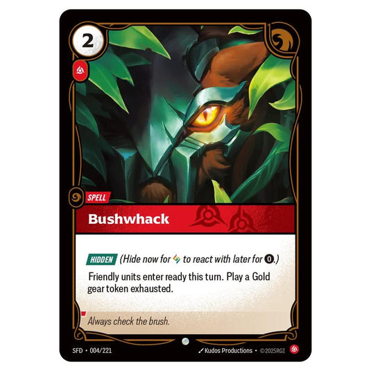 Riftbound: League of Legends TCG - Spiritforged - Bushwhack - 004/221