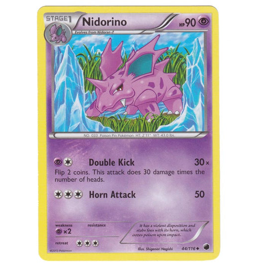 Pokemon - Black & White - Plasma Freeze - Nidorino - 44/116