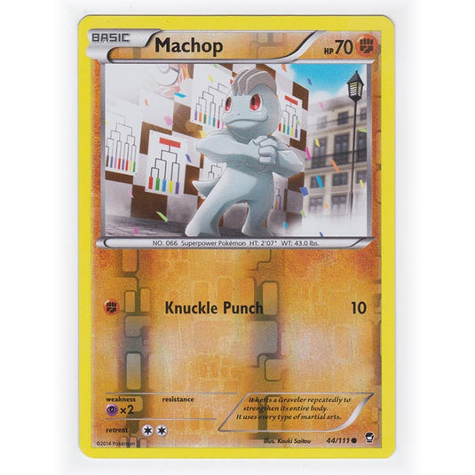 Pokemon - XY Furious Fists - (Reverse Holo) - Machop - 44/111