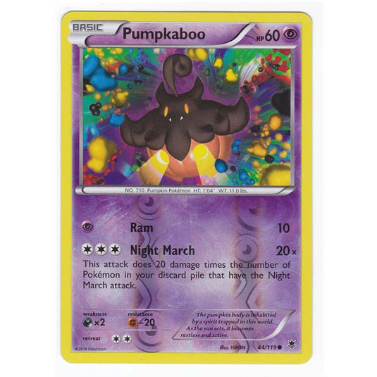 Pokemon - XY Phantom Forces - (Reverse Holo) - Pumpkaboo - 44/119