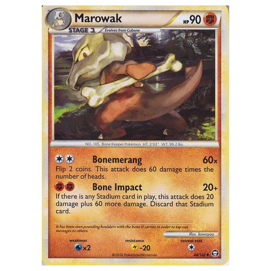 Pokemon - HGSS - Triumphant - Marowak 44/102