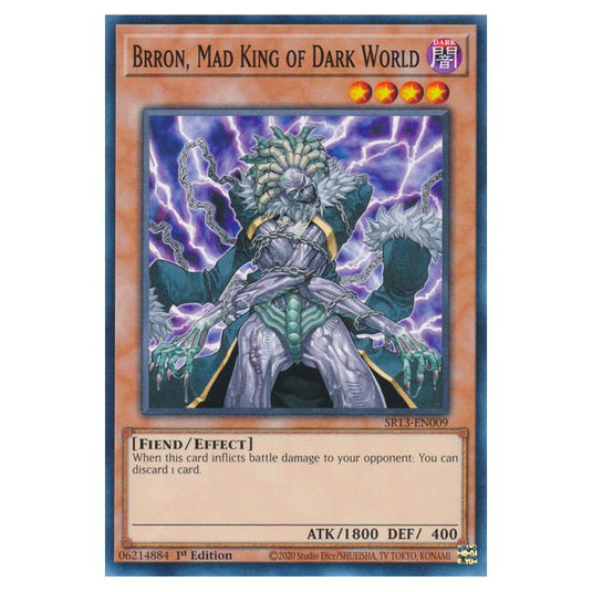 Yu-Gi-Oh! - Structure Deck - Dark World - Brron, Mad King of Dark World (Common) SR13-EN009