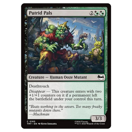 Magic The Gathering - Teenage Mutant Ninja Turtles - Putrid Pals - 0165