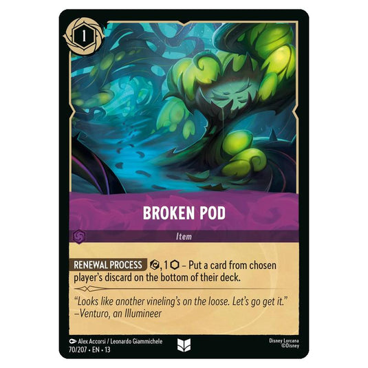 Lorcana - Attack of the Vine - Broken Pod (Uncommon) - 70/207
